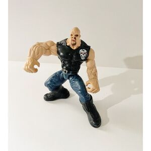 WWF WWE Jakks Stone Cold Steve Austin Maximum Sweat Series 2 Figure